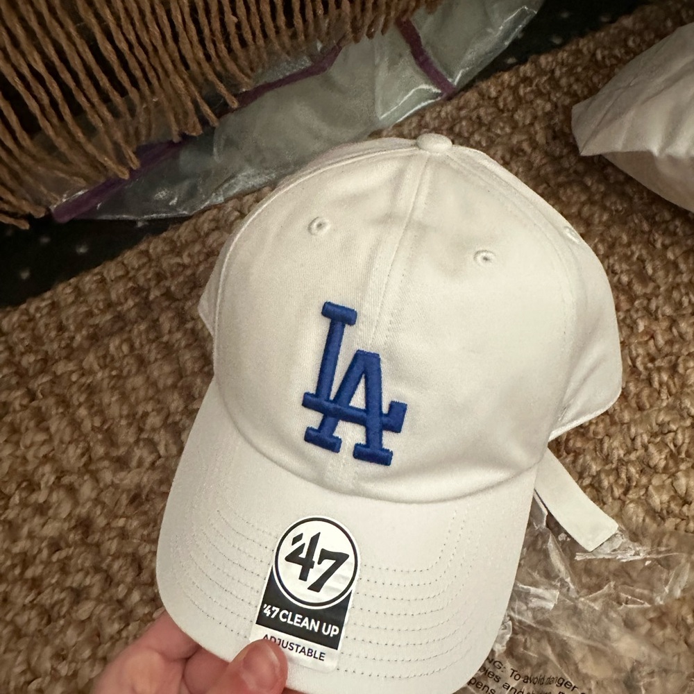 Dodgers Madhappy White Bowie hat NWT
